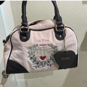Pink and Brown Juicy Couture Hand Bag